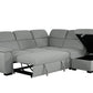 Urban Cali Sleeper Sectional Gerardo Sleeper Sectional Sofa Bed with Storage Ottoman