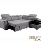Urban Cali Sleeper Sectional Gerardo Sleeper Sectional Sofa Bed with Storage Ottoman