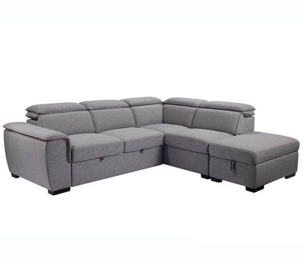 Urban Cali Sleeper Sectional Right Facing Chaise Gerardo Sleeper Sectional Sofa Bed with Storage Ottoman