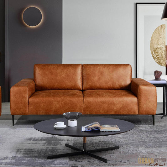 Urban Cali Sofa Fresno Sofa in Rustic Light Brown