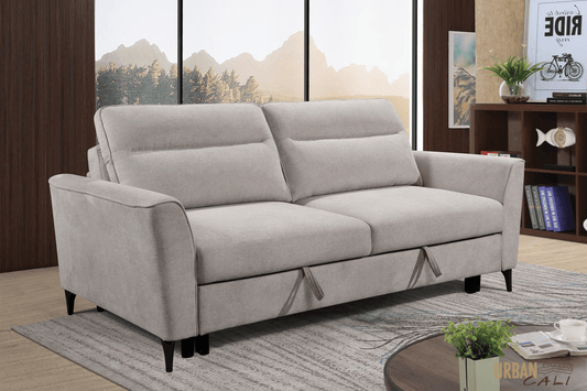 Urban Cali Sofa San Jose Sleeper Sofa Bed in Andara Beige